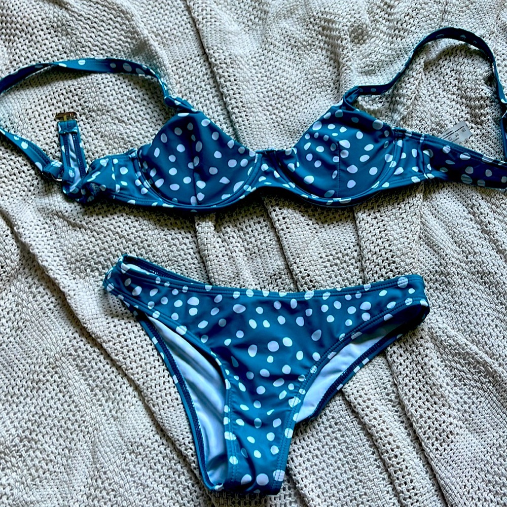 SHEIN polka dot bikini